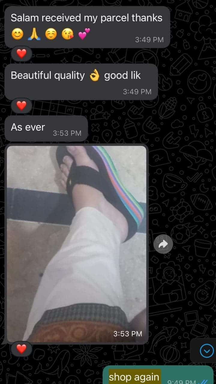 Happy customer